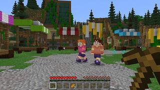Screenshot of the Minecraft Bedrock Marketplace product Spring-a-majig Spawn created by The Misfit Society.