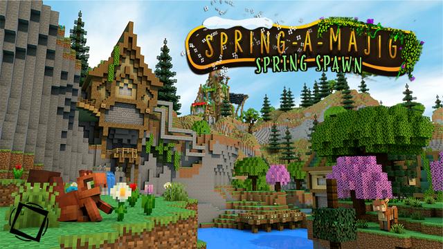 Thumbnail of the Minecraft Bedrock Marketplace product Spring-a-majig Spawn created by The Misfit Society.