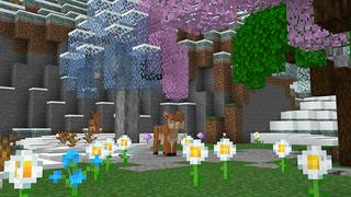 Screenshot of the Minecraft Bedrock Marketplace product Spring-a-majig created by The Misfit Society.