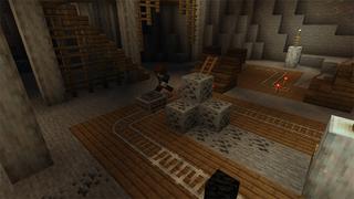 Screenshot of the Minecraft Bedrock Marketplace product Spring-a-majig created by The Misfit Society.