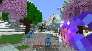 Screenshot of the Minecraft Bedrock Marketplace product Spring-a-majig created by The Misfit Society.