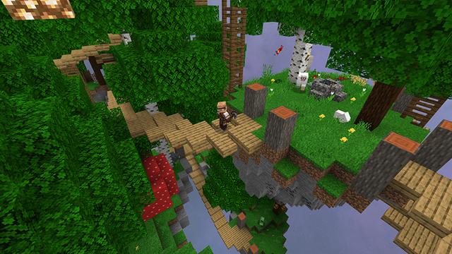 Screenshot of the Minecraft Bedrock Marketplace product Totems created by The Misfit Society.