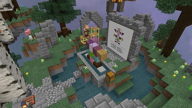 Screenshot of the Minecraft Bedrock Marketplace product Totems created by The Misfit Society.