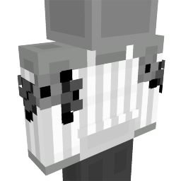 Thumbnail of the Minecraft Bedrock Marketplace product White and Black Flower Blouse created by The Misfit Society.