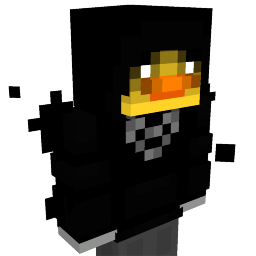 Thumbnail of the Minecraft Bedrock Marketplace product Dark Duck Hoodie created by The Pocalypse Studios.