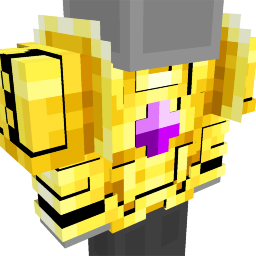 Thumbnail of the Minecraft Bedrock Marketplace product Golden Ender Aura Armor created by The Pocalypse Studios.