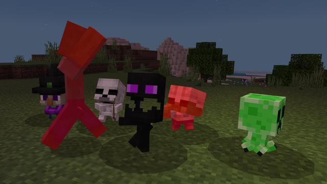 Screenshot of the Minecraft Bedrock Marketplace product Mini Mob Buddies Add-On created by The Pocalypse Studios.