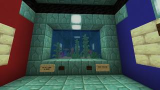 Screenshot of the Minecraft Bedrock Marketplace product Bedrock Skywars created by The Rage Craft Room.