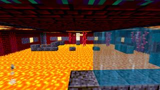 Screenshot of the Minecraft Bedrock Marketplace product Danger Rooms created by The Rage Craft Room.