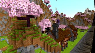 Screenshot of the Minecraft Bedrock Marketplace product Daylight Parkour 2 created by The Rage Craft Room.