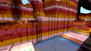 Screenshot of the Minecraft Bedrock Marketplace product Daylight Parkour 2 created by The Rage Craft Room.