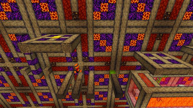 Screenshot of the Minecraft Bedrock Marketplace product Daylight Parkour created by The Rage Craft Room.