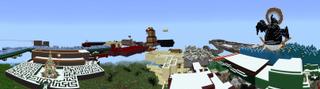 Panorama of the Minecraft Bedrock Marketplace product Delirium Parkour created by The Rage Craft Room.