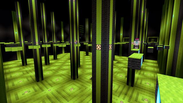 Screenshot of the Minecraft Bedrock Marketplace product Delirium Parkour created by The Rage Craft Room.