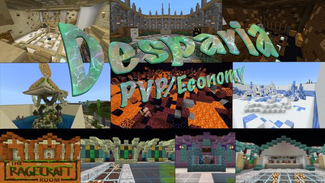 Thumbnail of the Minecraft Bedrock Marketplace product Desparia PVP/Economy created by The Rage Craft Room.