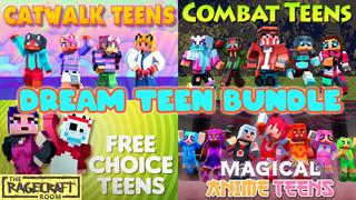 Thumbnail of the Minecraft Bedrock Marketplace product Dream Teen Bundle created by The Rage Craft Room.