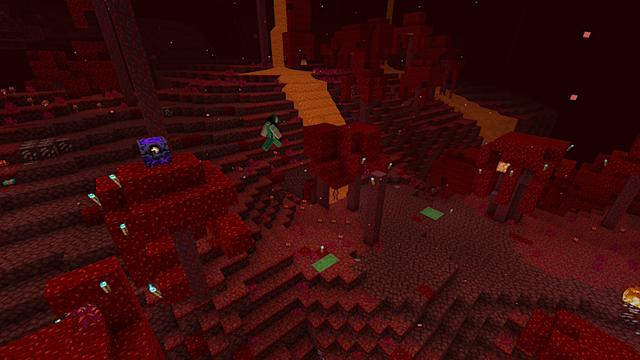 Screenshot of the Minecraft Bedrock Marketplace product Flow Parkour created by The Rage Craft Room.