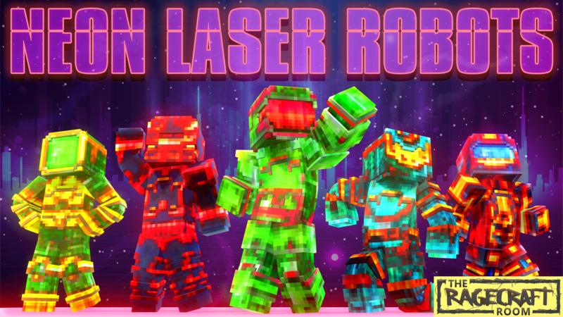 Neon Laser Robots by The Rage Craft Room | CHUNK - Minecraft Bedrock ...
