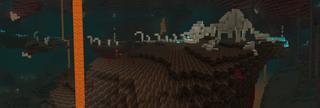 Panorama of the Minecraft Bedrock Marketplace product Nether Parkour created by The Rage Craft Room.