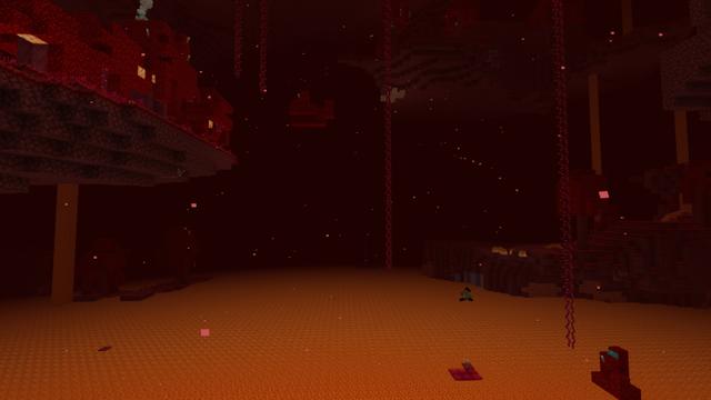 Screenshot of the Minecraft Bedrock Marketplace product Nether Parkour created by The Rage Craft Room.