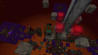 Screenshot of the Minecraft Bedrock Marketplace product Nether Parkour created by The Rage Craft Room.
