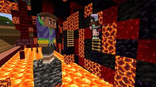 Screenshot of the Minecraft Bedrock Marketplace product Parkour Academy created by The Rage Craft Room.