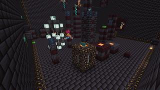 Screenshot of the Minecraft Bedrock Marketplace product Parkour Heroes created by The Rage Craft Room.