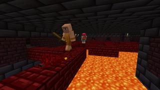 Screenshot of the Minecraft Bedrock Marketplace product Parkour Heroes created by The Rage Craft Room.