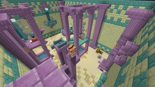Screenshot of the Minecraft Bedrock Marketplace product Parkour Playground created by The Rage Craft Room.