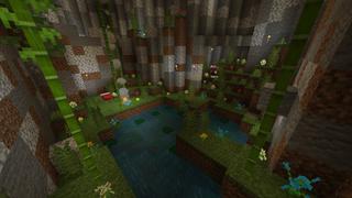 Screenshot of the Minecraft Bedrock Marketplace product Parkour Playground created by The Rage Craft Room.