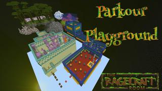 Thumbnail of the Minecraft Bedrock Marketplace product Terrain de jeu Parkour created by The Rage Craft Room.