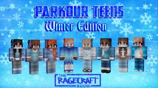 Thumbnail of the Minecraft Bedrock Marketplace product Parkour Teens Winter Edition created by The Rage Craft Room.