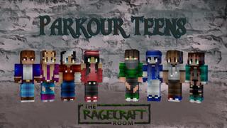 Thumbnail of the Minecraft Bedrock Marketplace product Parkour Teens created by The Rage Craft Room.