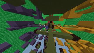 Screenshot of the Minecraft Bedrock Marketplace product Parkour Wars: Champion Edition created by The Rage Craft Room.