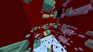 Screenshot of the Minecraft Bedrock Marketplace product Parkour Wars: Champion Edition created by The Rage Craft Room.