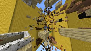 Screenshot of the Minecraft Bedrock Marketplace product Parkour Wars: Champion Edition created by The Rage Craft Room.