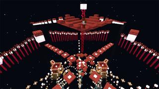 Screenshot of the Minecraft Bedrock Marketplace product Parkour Wars: Deep Dark created by The Rage Craft Room.