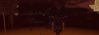 Panorama of the Minecraft Bedrock Marketplace product Parkour Wars Nether Edition created by The Rage Craft Room.