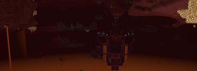 Panorama of the Minecraft Bedrock Marketplace product Parkour Wars Nether Edition created by The Rage Craft Room.