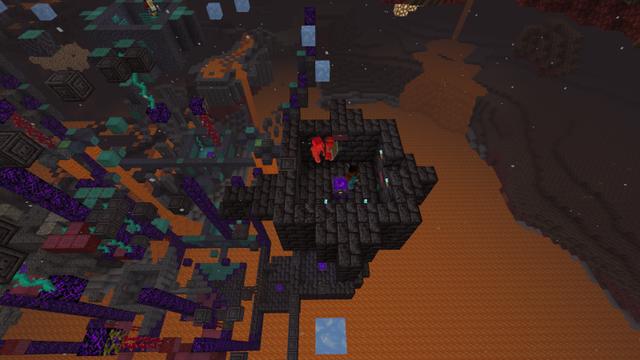 Screenshot of the Minecraft Bedrock Marketplace product Parkour Wars Nether Edition created by The Rage Craft Room.