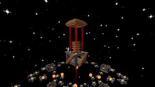 Screenshot of the Minecraft Bedrock Marketplace product Parkour Wars: Starlight created by The Rage Craft Room.