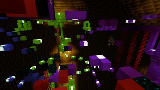 Screenshot of the Minecraft Bedrock Marketplace product Parkour Wars 2 created by The Rage Craft Room.