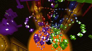 Screenshot of the Minecraft Bedrock Marketplace product Parkour Wars 2 created by The Rage Craft Room.