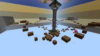 Screenshot of the Minecraft Bedrock Marketplace product Parkour Wars created by The Rage Craft Room.