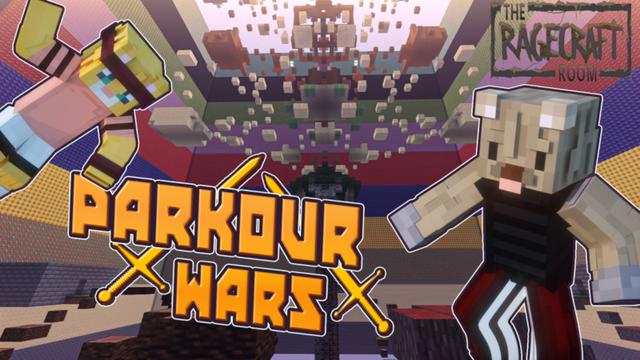 Thumbnail of the Minecraft Bedrock Marketplace product Parkour Wars created by The Rage Craft Room.