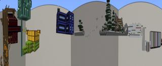 Panorama of the Minecraft Bedrock Marketplace product Pure Parkour created by The Rage Craft Room.