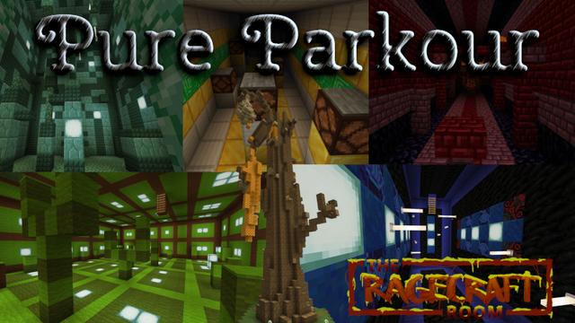 Thumbnail of the Minecraft Bedrock Marketplace product Pure Parkour created by The Rage Craft Room.