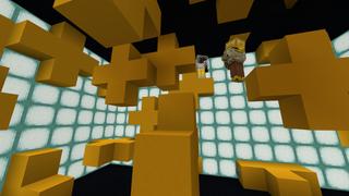 Screenshot of the Minecraft Bedrock Marketplace product Rage Parkour created by The Rage Craft Room.