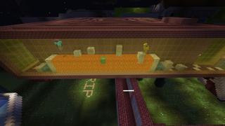 Screenshot of the Minecraft Bedrock Marketplace product Rage Parkour created by The Rage Craft Room.