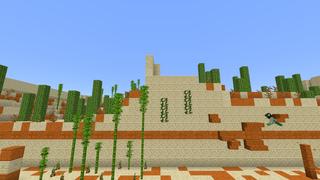 Screenshot of the Minecraft Bedrock Marketplace product Speed Parkour created by The Rage Craft Room.